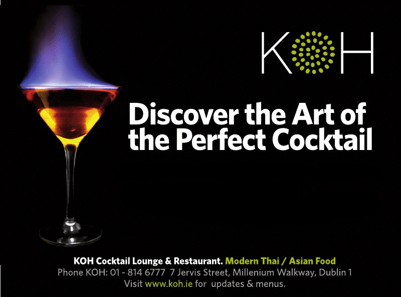 Koh Cocktail Masterclass ad